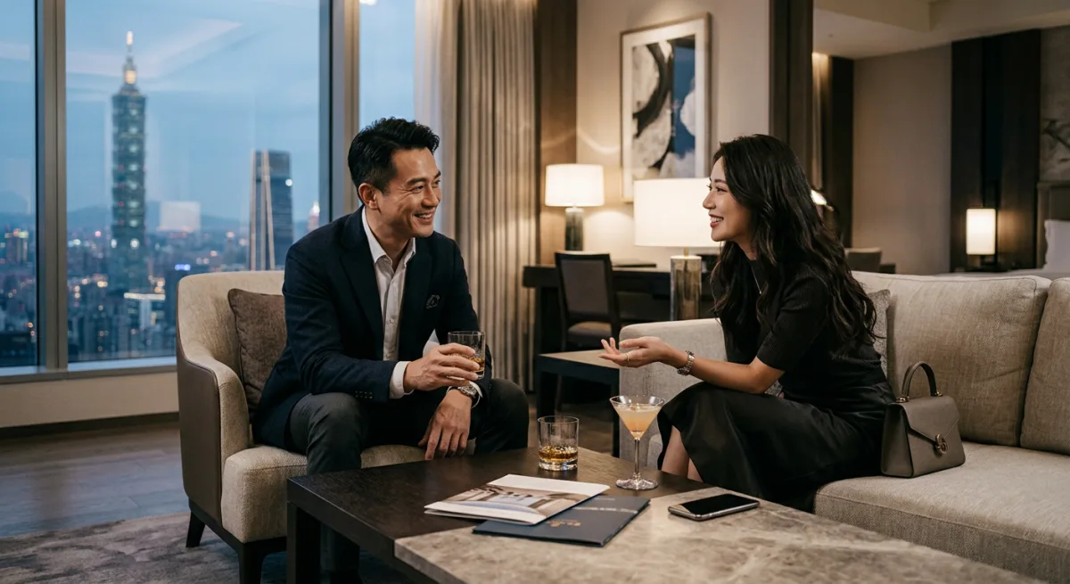 台灣不同城市 Sugar Dating 相處文化示意圖